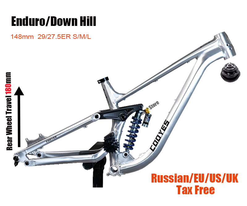Mountain Biking Jumps - Cadre de vélo tout suspendu FR/DH/AM