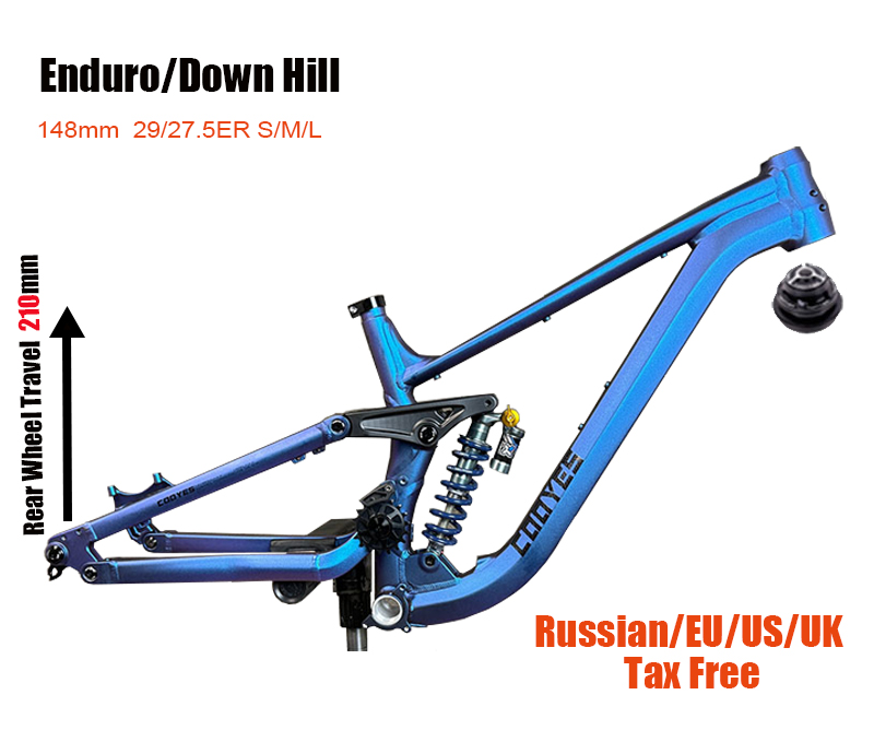 Mountain Biking In The Uk - Cadre de vélo en aluminium à
