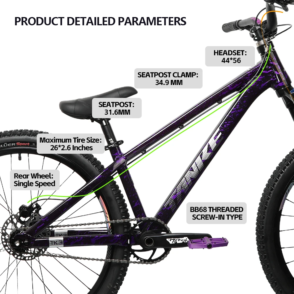 Cadre de vélo de montagne Dirt - Mountain Biking Jumps avis et prix