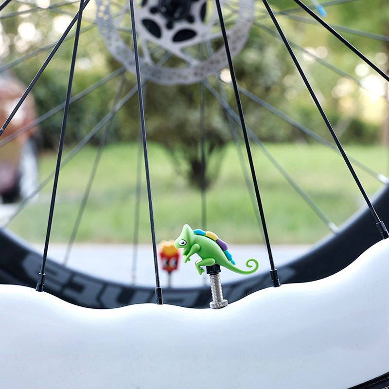 Capuchon de valve de vélo en s - Mountain Biking Cartoon avis et prix