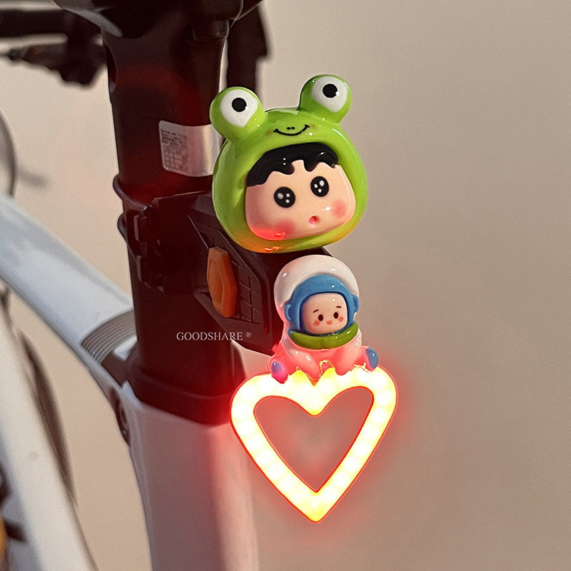 Feu arrière de vélo Kawaii Shi - Mountain Biking Cartoon avis et prix