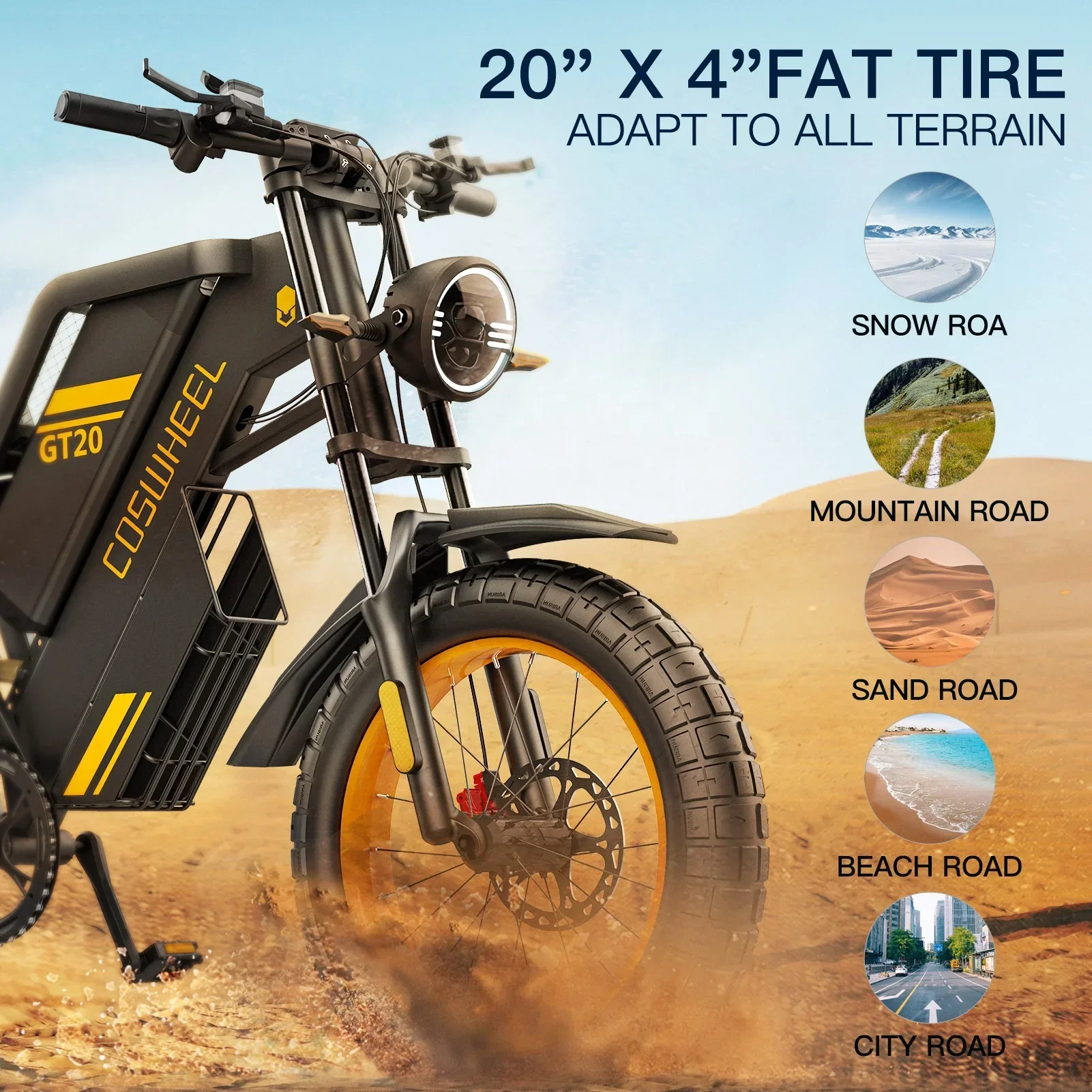 Coswheel GT20 haute vitesse ad - Mountain Biking In The Uk avis et prix