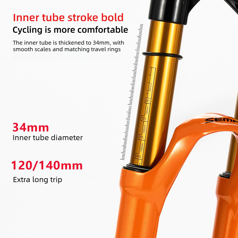 Fourche à air VTT SEMYT 140 mm - Mountain Biking Jumps avis et prix