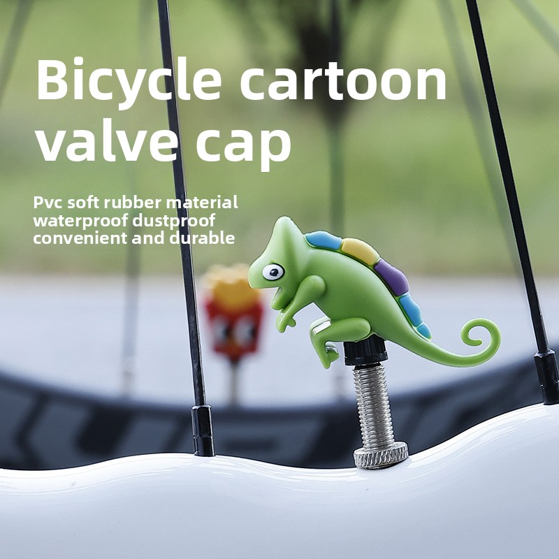 Capuchon de valve de vélo en s - Mountain Biking Cartoon avis et prix