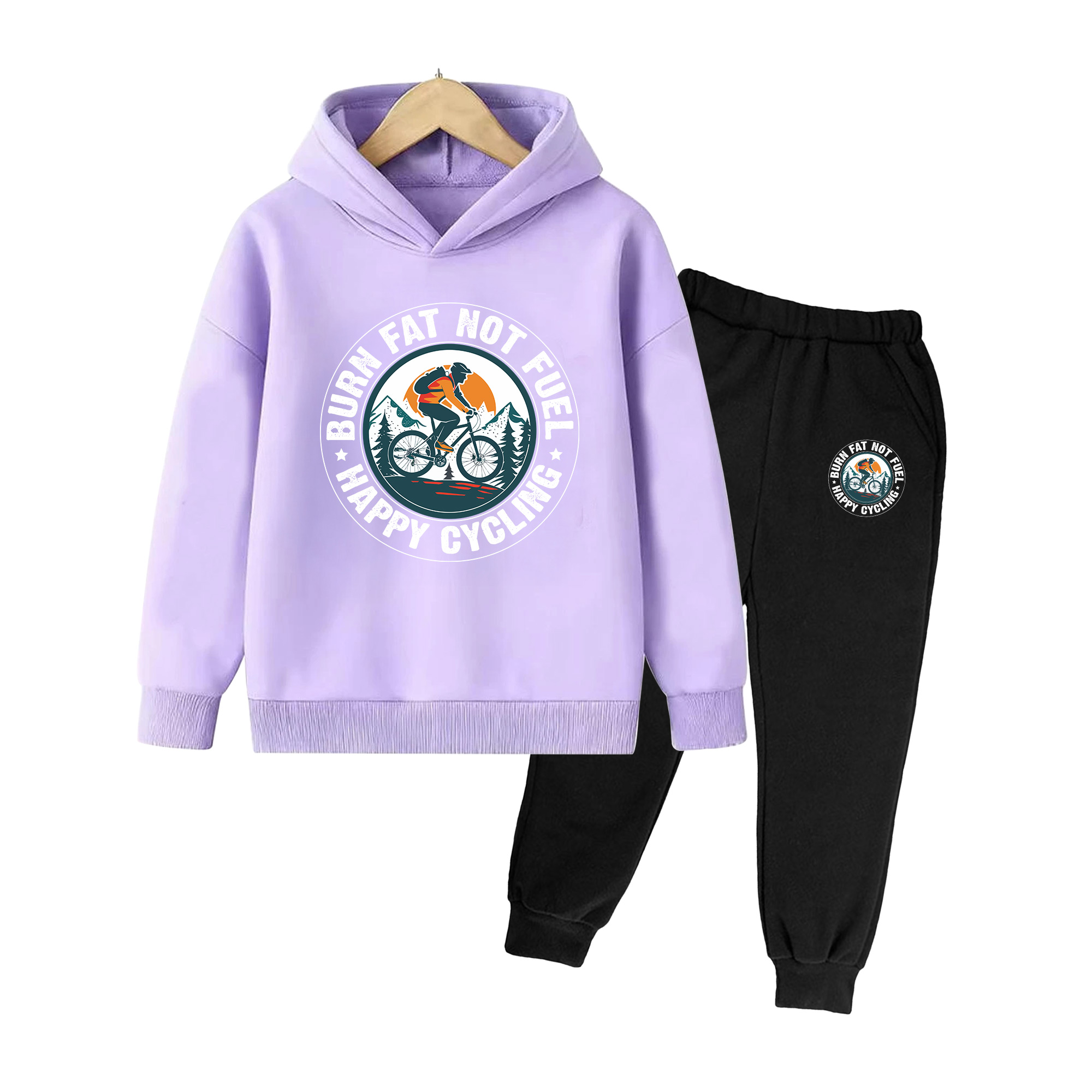 Ensemble sweat à capuche et pa - Mountain Biking Cartoon avis et prix