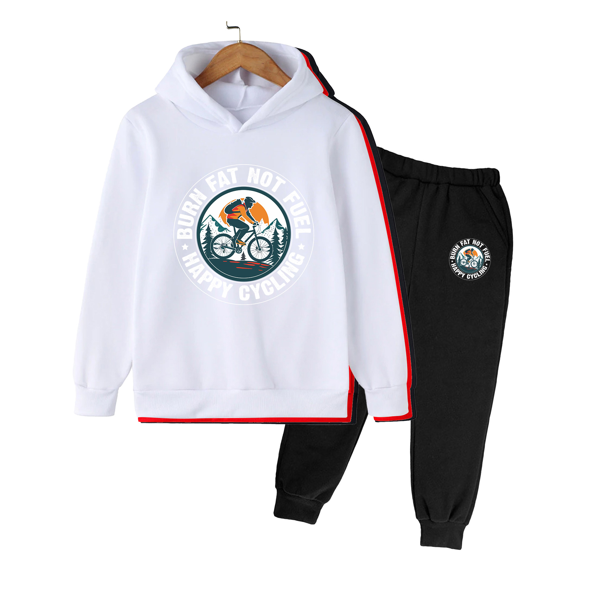 Ensemble sweat à capuche et pa - Mountain Biking Cartoon avis et prix