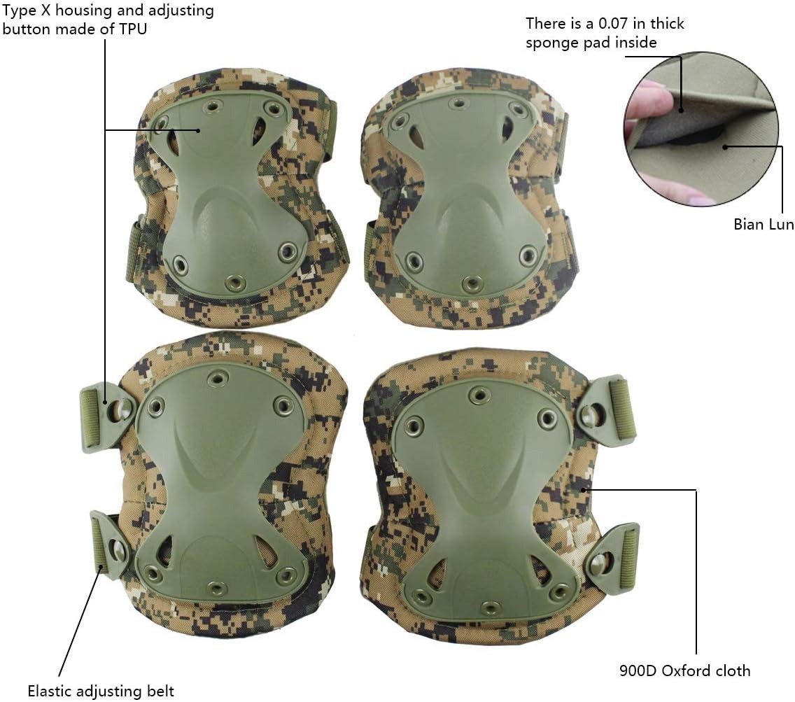 Ensemble de protections tactiq - Mountain Biking Knee Pads avis et prix
